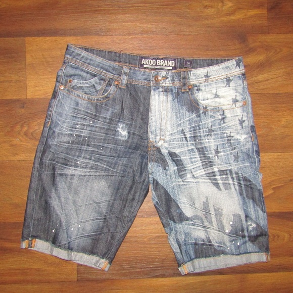 akoo denim shorts